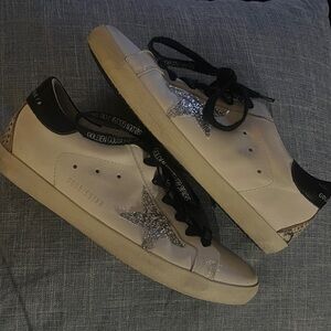 Golden Goose Sneakers with Glitter Star